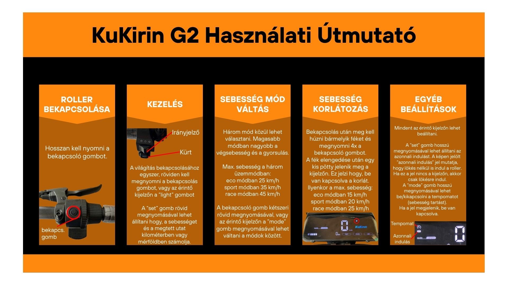 KuKirin G2 (2026) elektromos roller – 16. termékkép