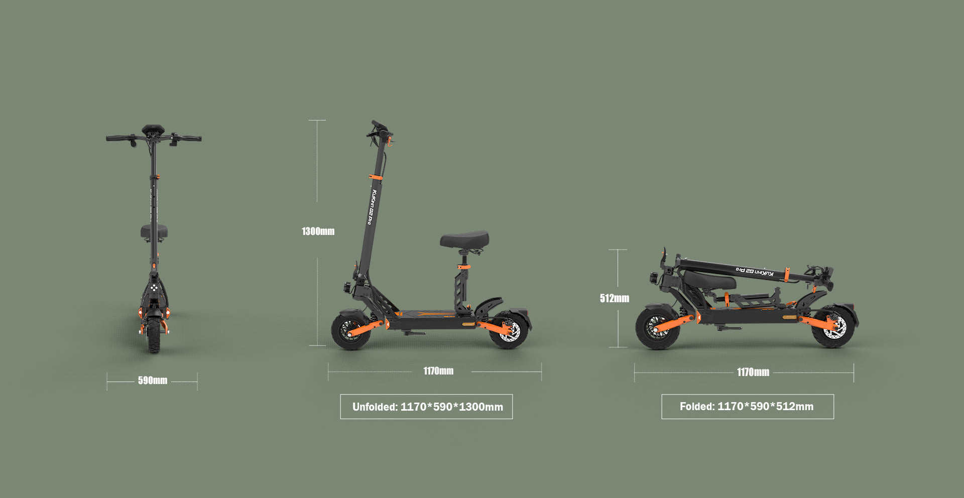 KuKirin G2 PRO elektromos roller – 20. termékkép