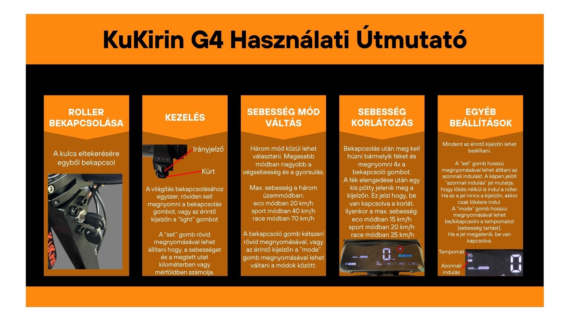 KuKirin G4 (2026) elektromos roller – 17. termékkép