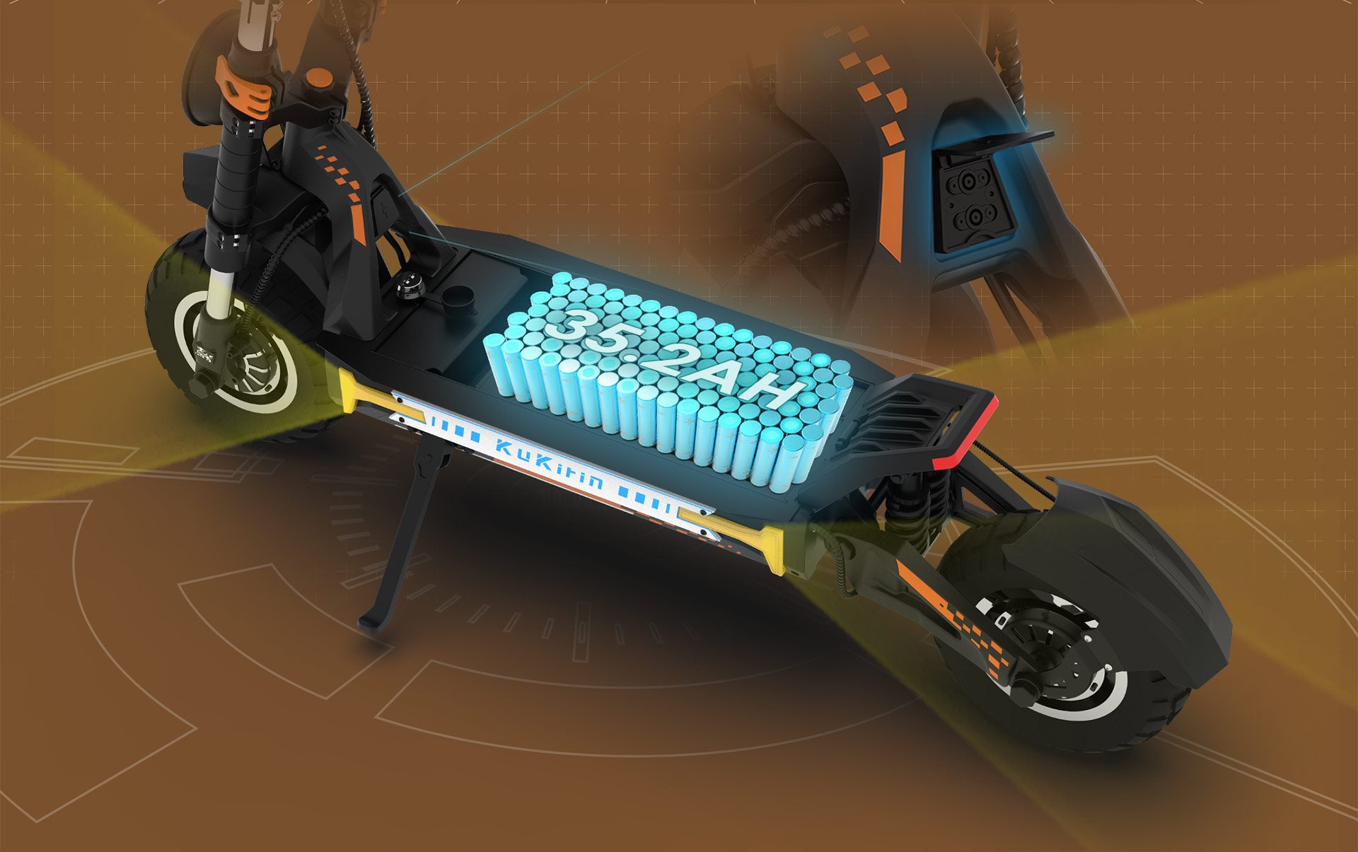 KuKirin G4 Max elektromos roller – 13. termékkép