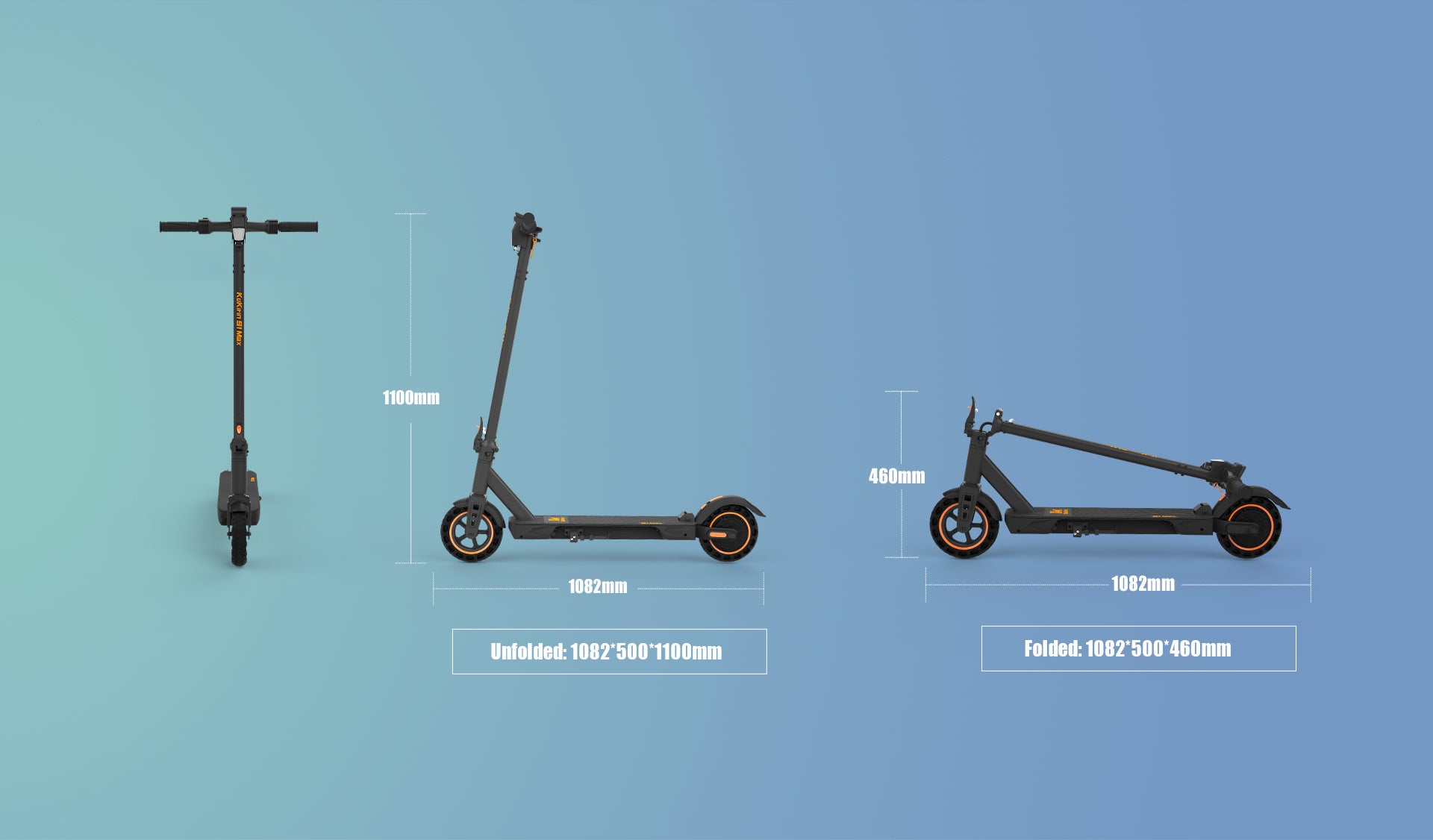 KuKirin S1 MAX elektromos roller – 15. termékkép