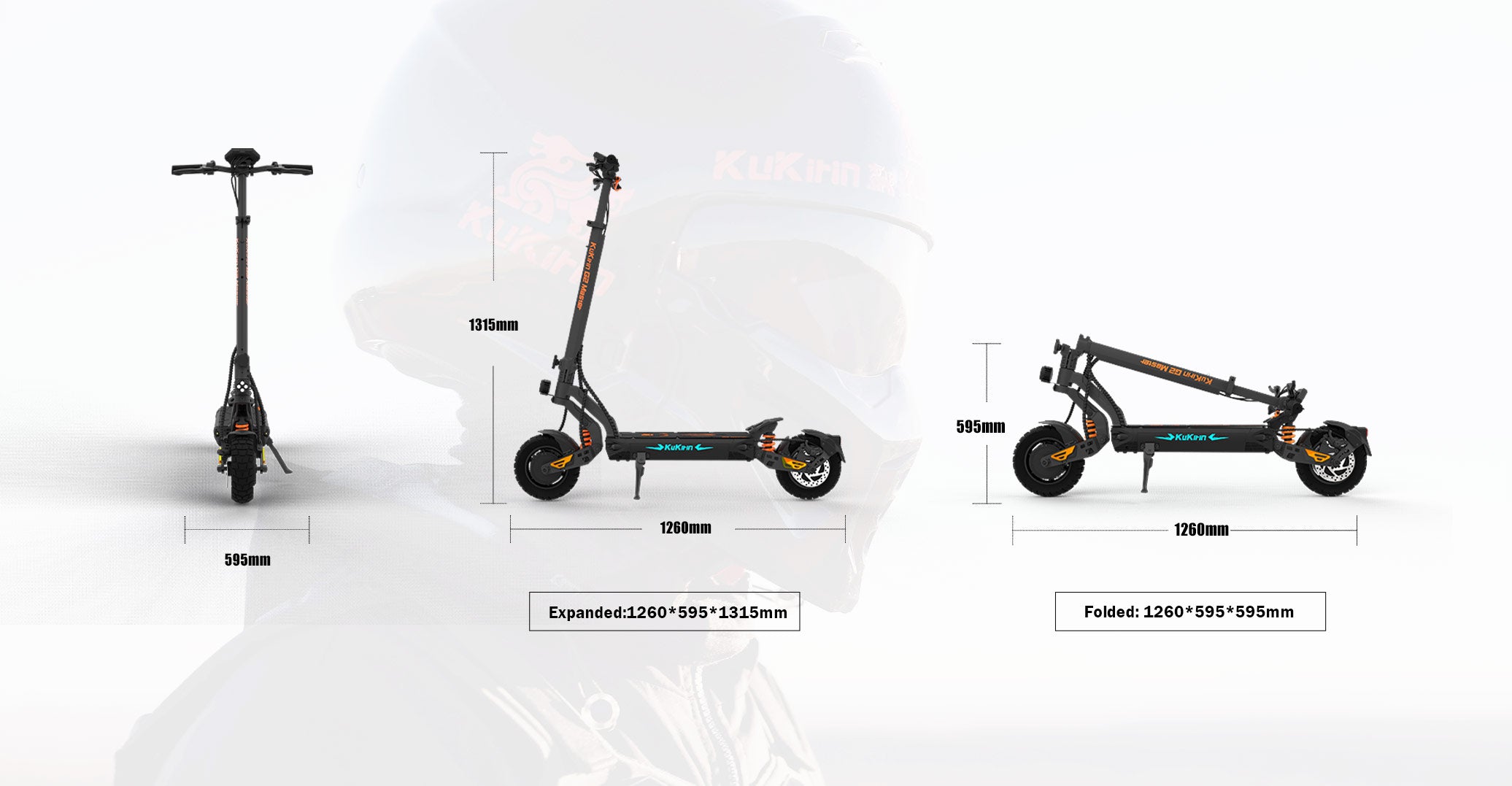KuKirin G2 Master elektromos roller – 17. termékkép